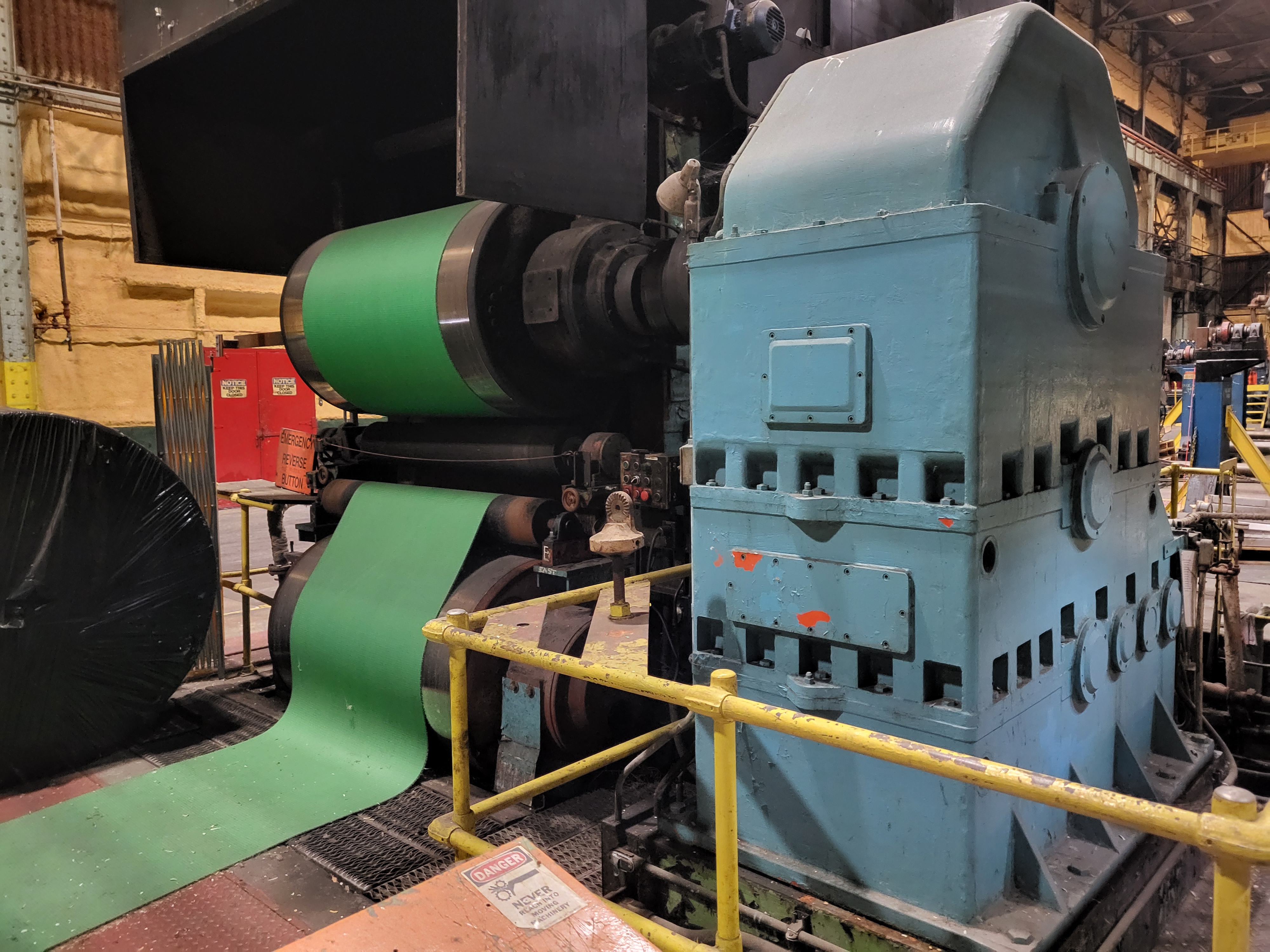 Berstorff Rotocure 60” Steam Heated Drum with Electric Heaters Dual Band — photo 1 of 3